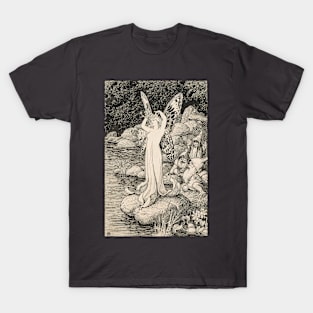 Fairy Elves Vintage Illustration T-Shirt